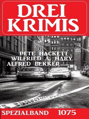 cover image of Drei Krimis Spezialband 1075